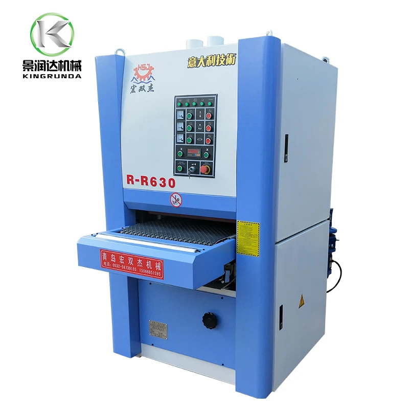 Wood thickness planer belt sander machine drum wood sanding machine