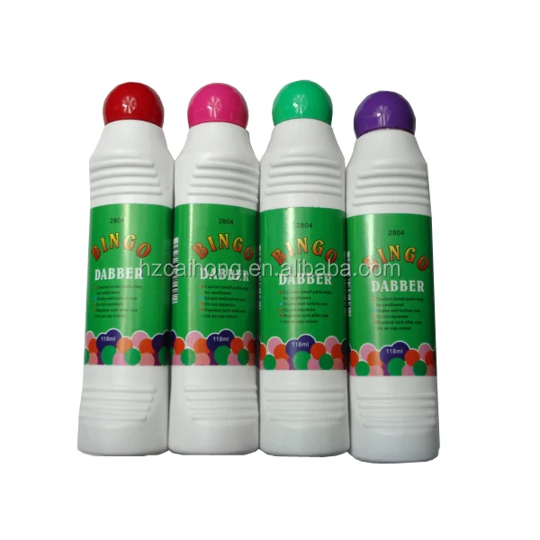 Factory supply dot marker 40ml bingo dabber easy washable kids markers CH2816