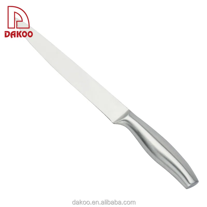 Pro Manufacturer Customized Knives Meat Fruit And Vegetable Carving Slicing Knife Hollow Handle 8 Inch Carving Knife