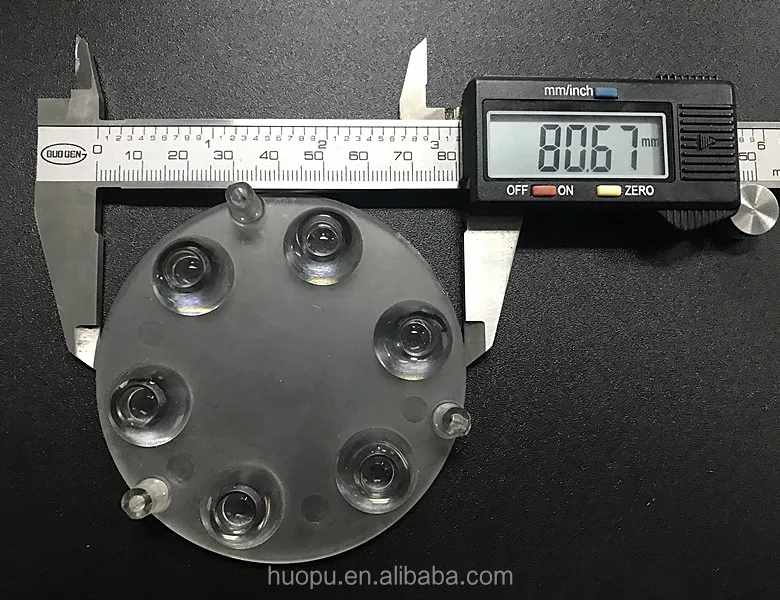 Диаметр 80 мм LED плоско выпуклая линза для свет SMD3030