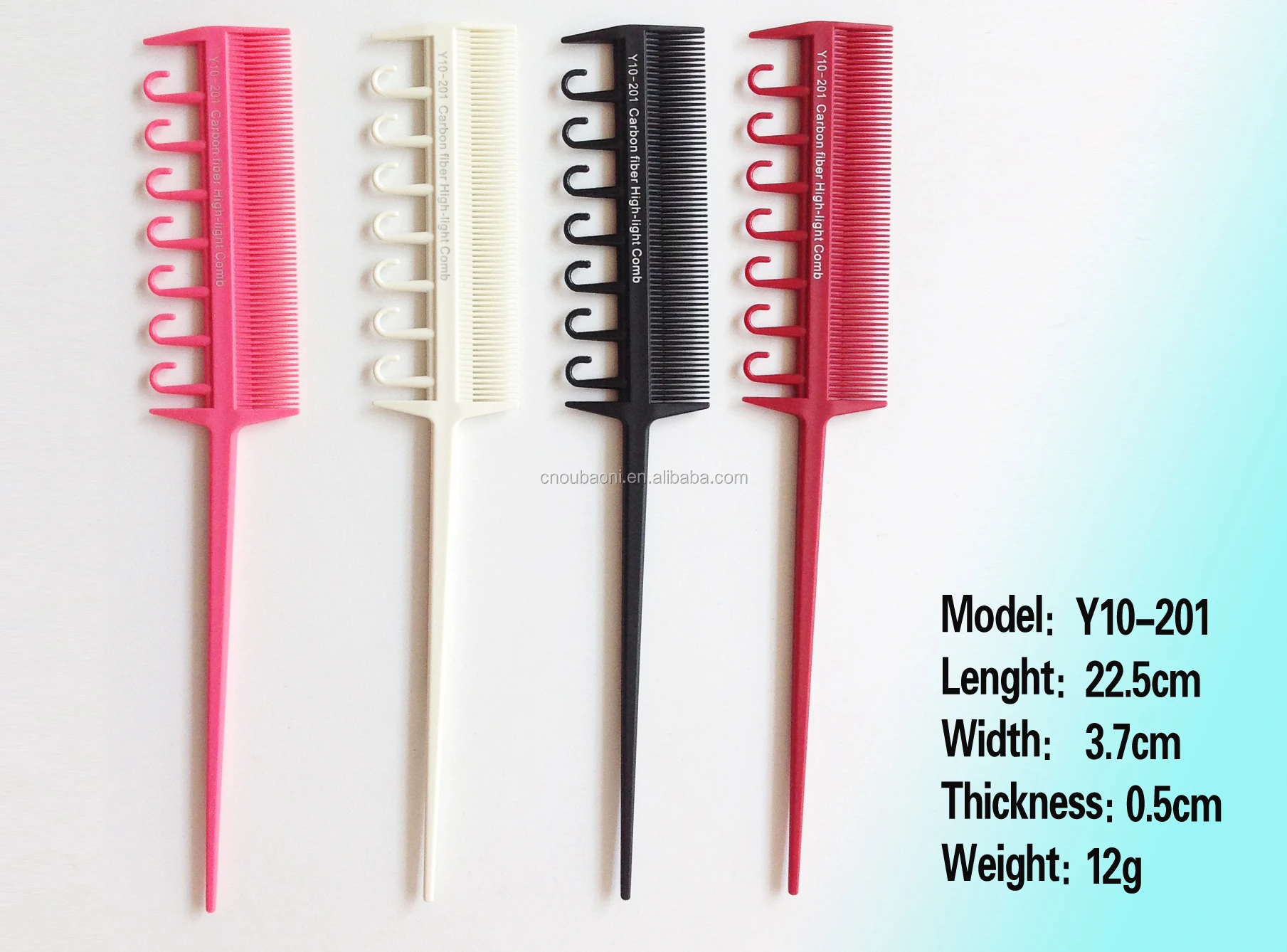 Direct Manufacturer Y10 Colorful Highlight Comb Professional Comb Y10-201