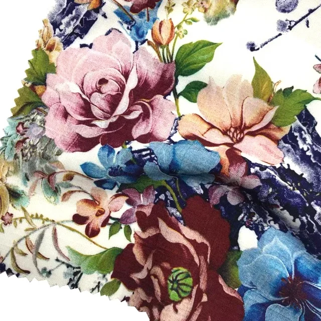 100% вискозное плетение, оптовая продажа, вискозная цена за метр, Бамбуковая трикотажная ткань с цифровой печатью для дам