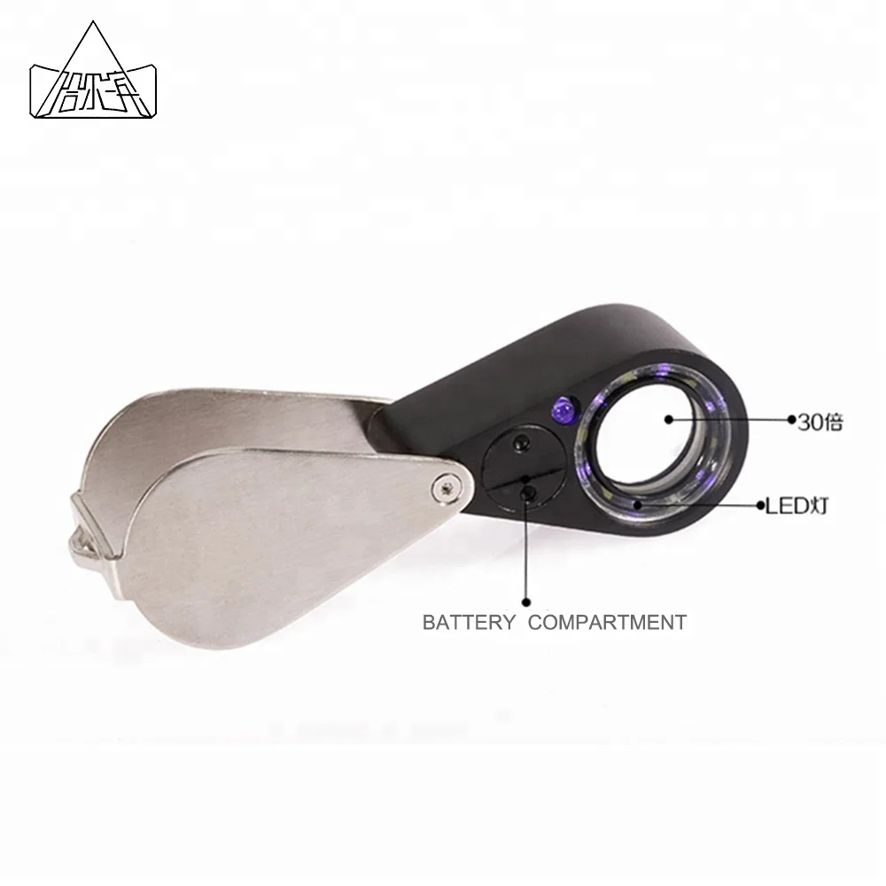 hand loupe with LED light