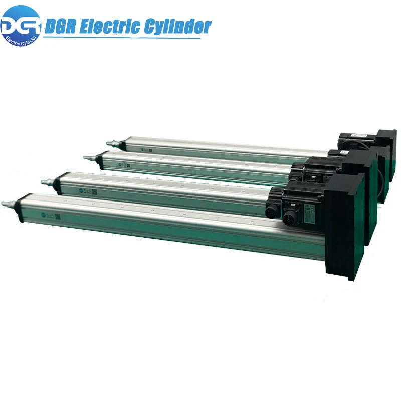 
AC/DC 48V Servo Precision Control Linear Electric Cylinder 0-1000mm/s High Speed Lifting Linear Actuator 