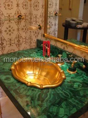 Top quality malachite green big slab foshan wholesale