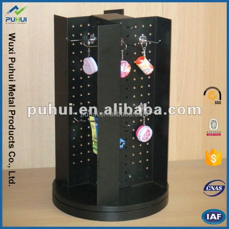 universal counter metal promotion keychain display rack table stand
