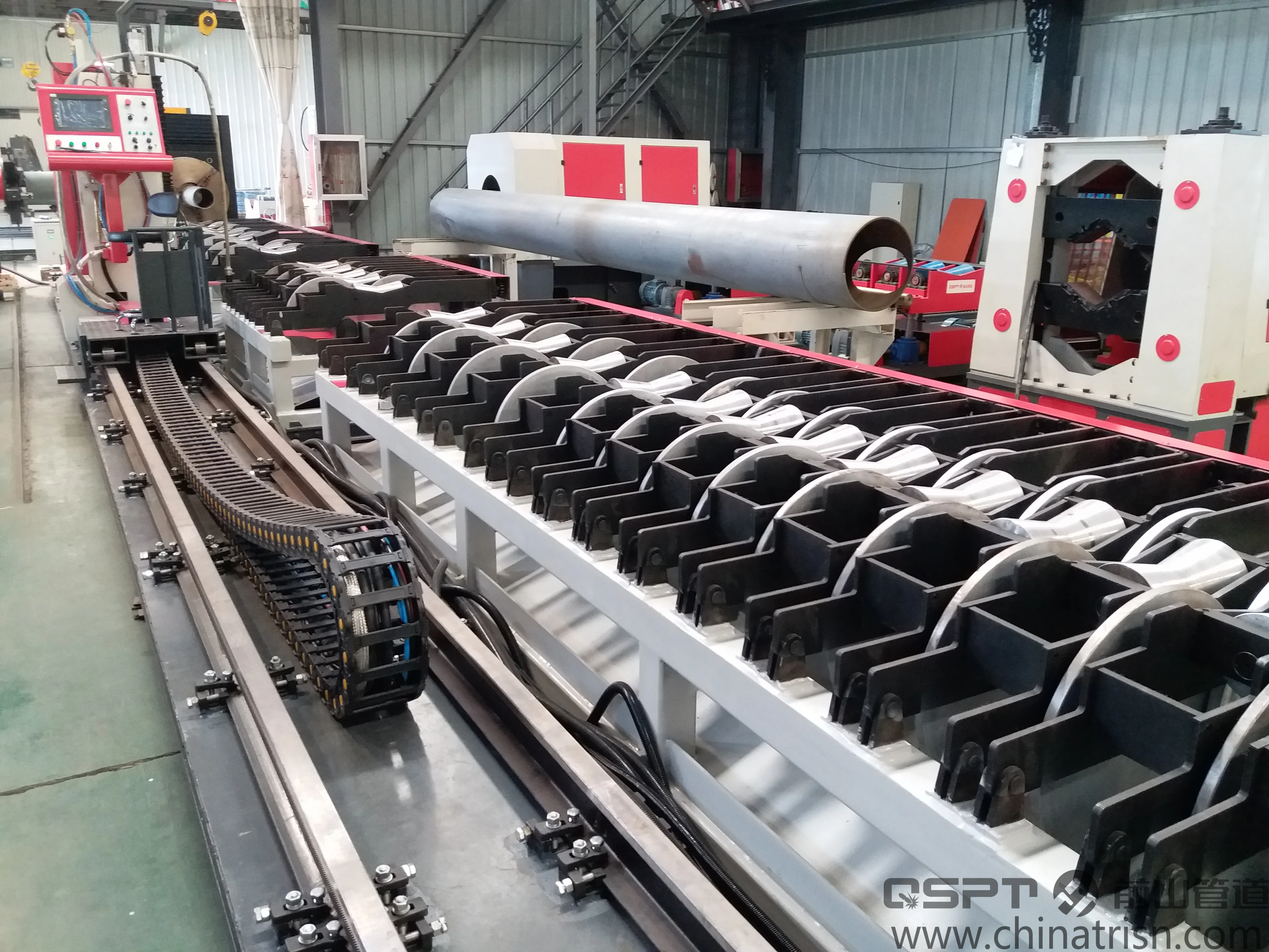 Станок для резки и конирования труб с ЧПУ; Станок для резки профилей труб с ЧПУ