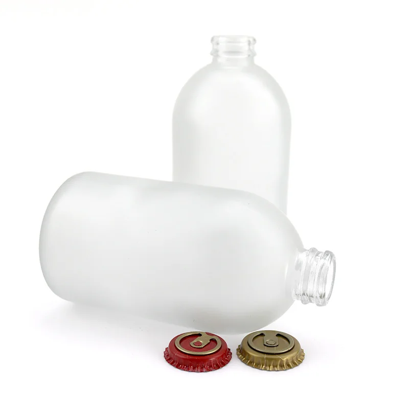 
Vintage 330Ml Stubby Beverage Clear Glass Beer Bottle 