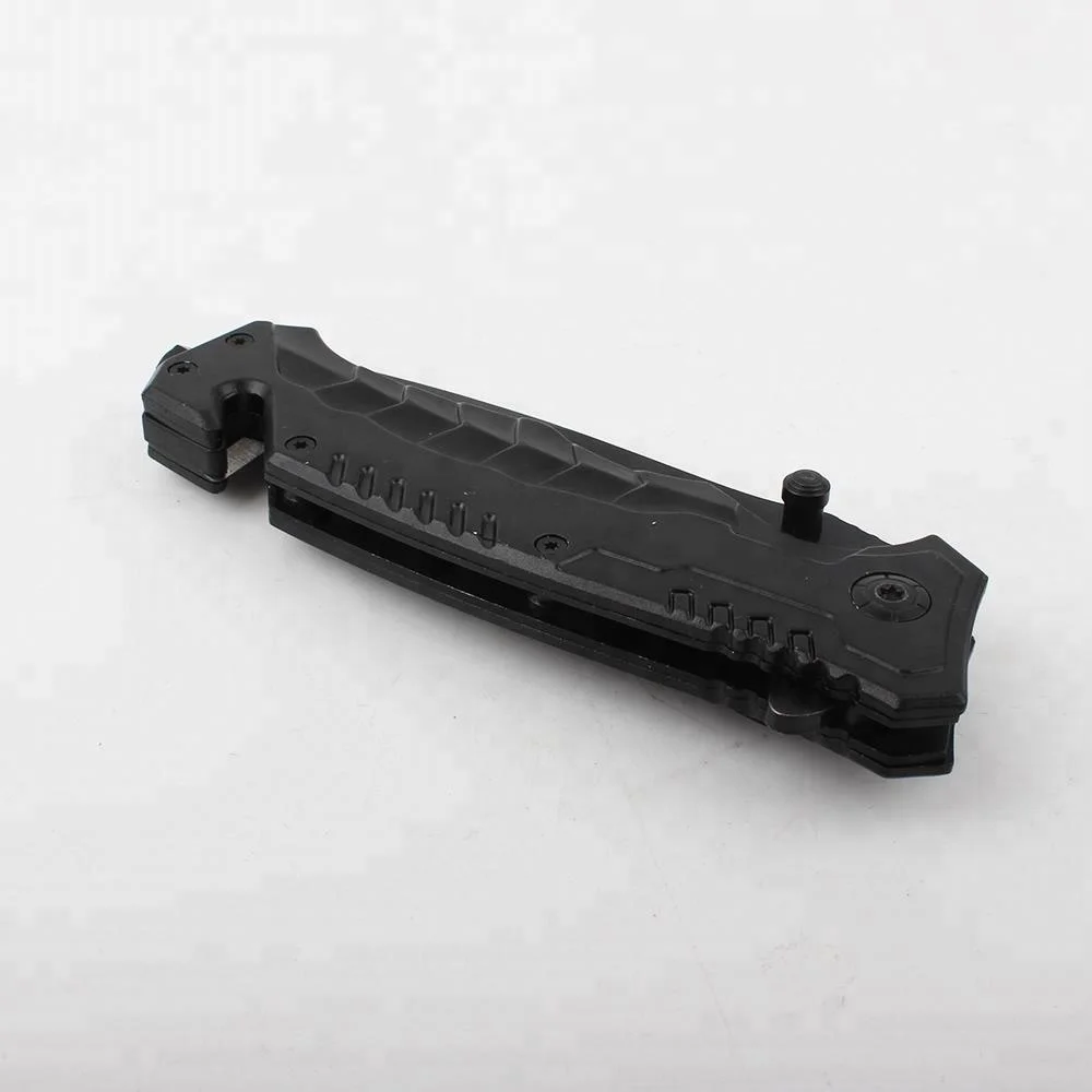 Stainless steel 3 kinds pocket folding knife with serrated blade