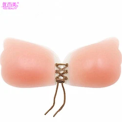 Beautiful woman bra reusable bra adhesive silicone bra & brief sets