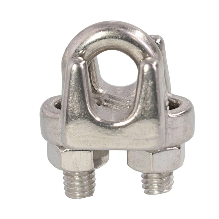 China Supply Cheap Price Stainless Steel Rigging Hardware Din741 Wire Rope Clips