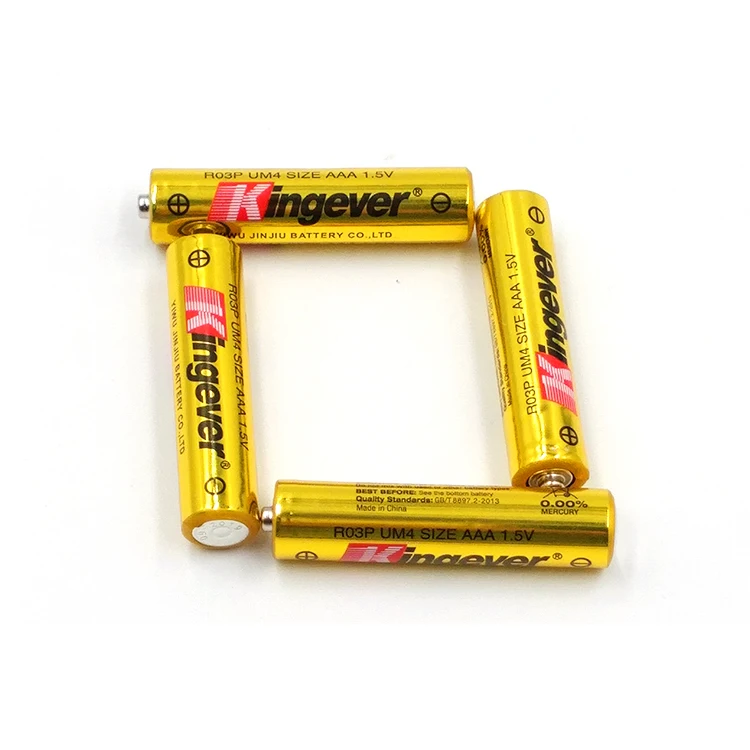 1.5v Aaa Sum-4 Carbon Zinc Dry Battery for Electronic  Fan