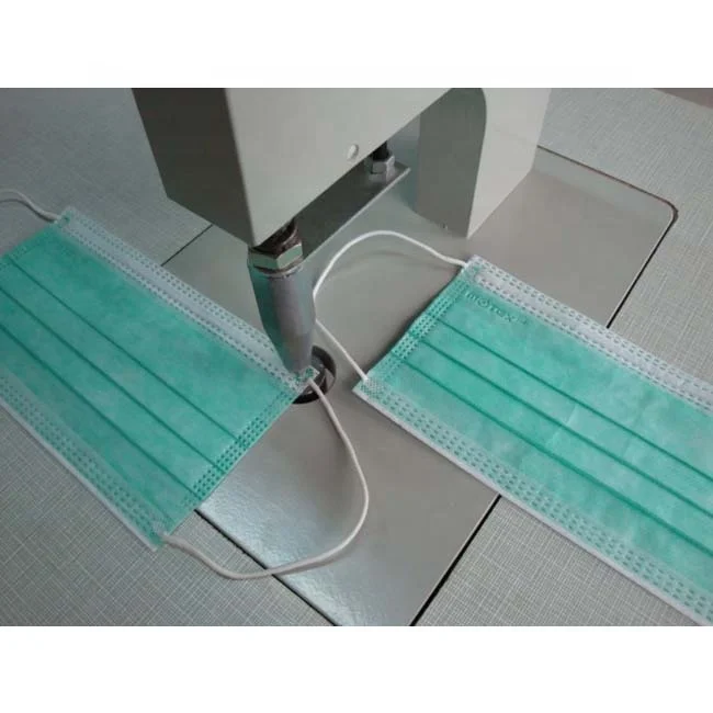 Ultrasonic welding machine for handle of non-woven shopping bag fix spot bags