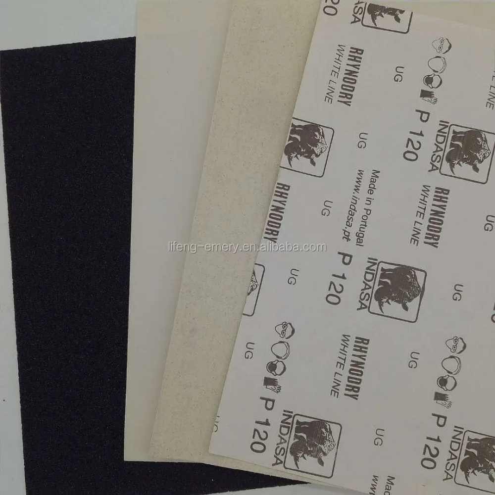 Indasa brand quality silicon carbide waterproof sand paper