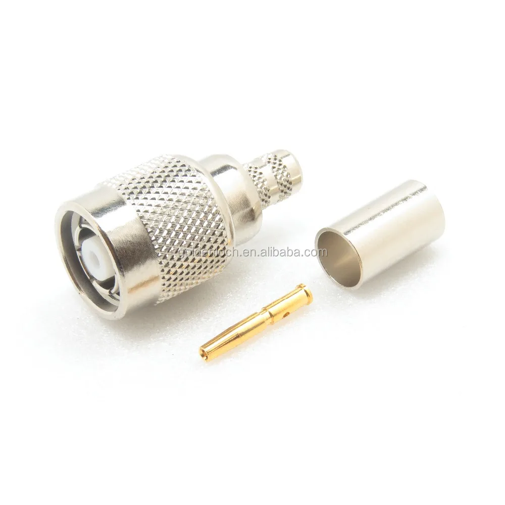 RP TNC Connector Crimp Plug for RG58 LMR195