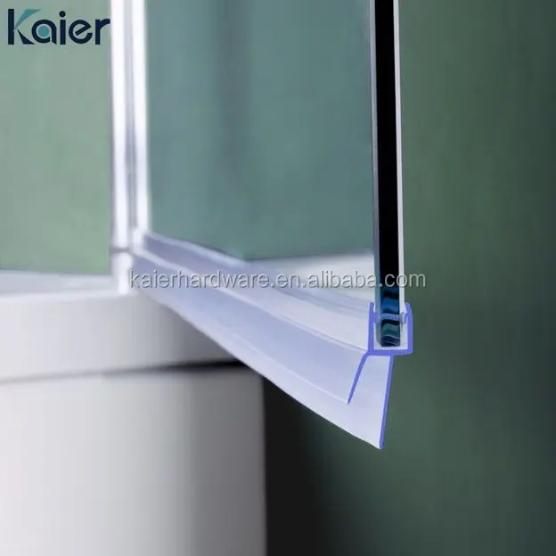 Plastic glass door window rubber seal strip