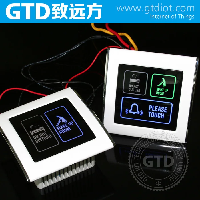 Сенсорный экран AC или DC, дверной звонок для номера в отеле, умная система для отеля