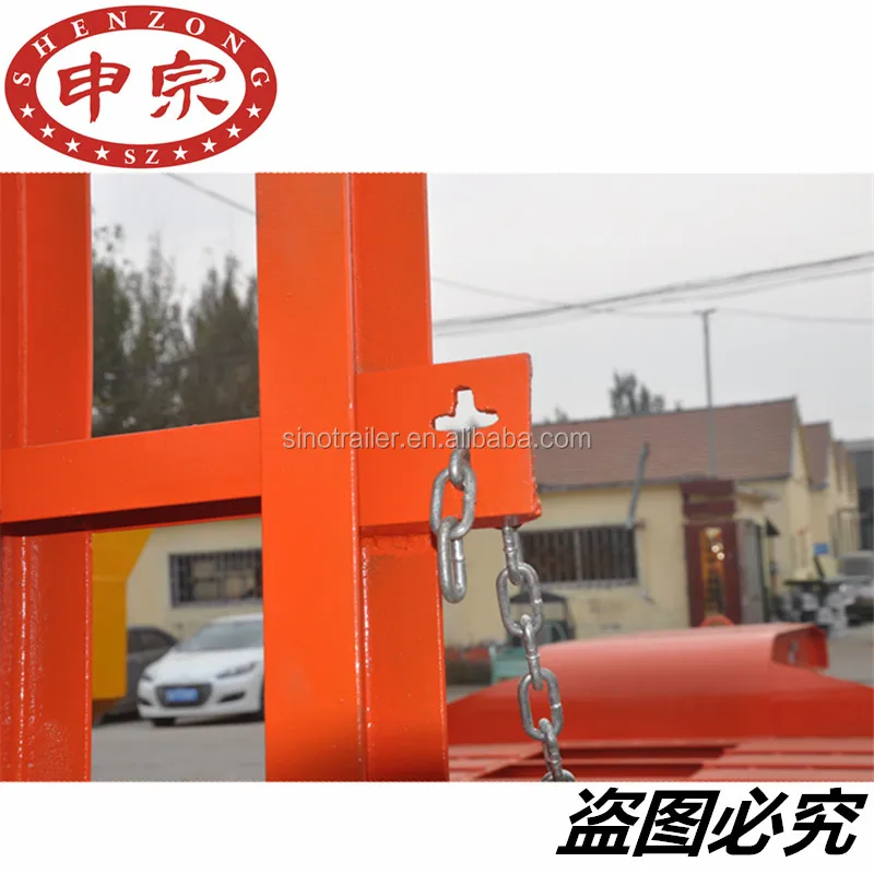 flatbed trailer for transport excavator/crane/transformer