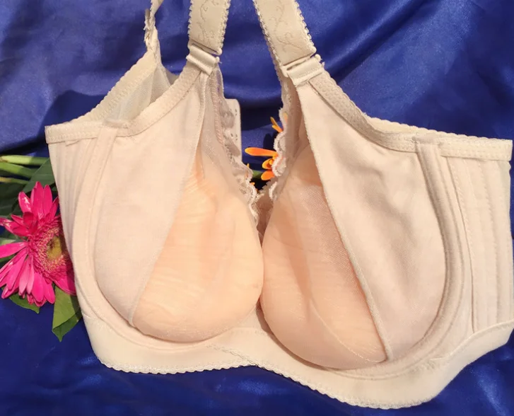 Silicone Breast Forms Waterdrop Breast Mastectomy Bras Prosthetic Set for Crossdresser Transgender Mastectomy