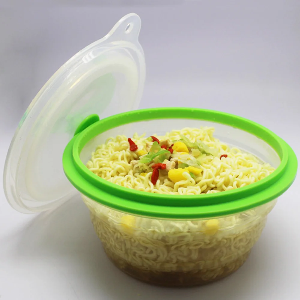 
food grade portable silicone collapsible salad bowl,food storage silicone bowl 