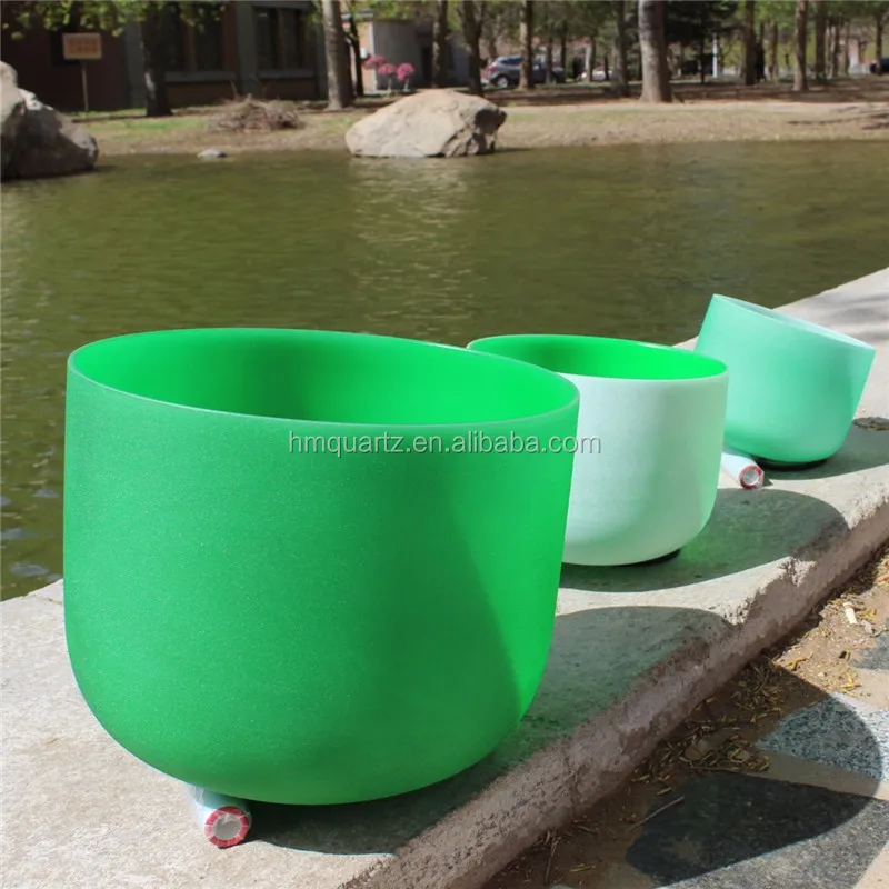 HM Chakra tune Yoga Bowl Quartz crystal singing bowl for Yoga