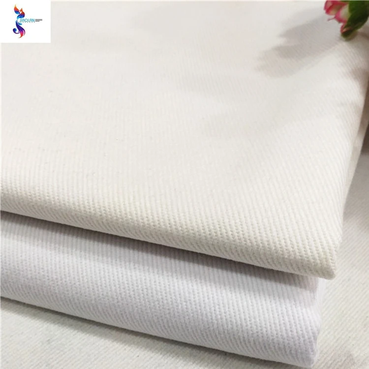 
Hot sale cotton spandex denim white denim fabric stock fabric lot 