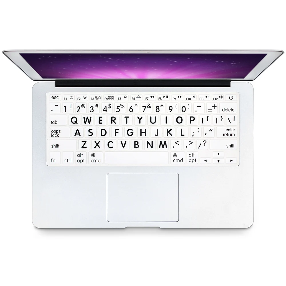 
Free Sample amazon Waterproof Custom Made DIY Silicone Keyboard Skin Keyboard Cover For Macbook Pro custom silicone cover 