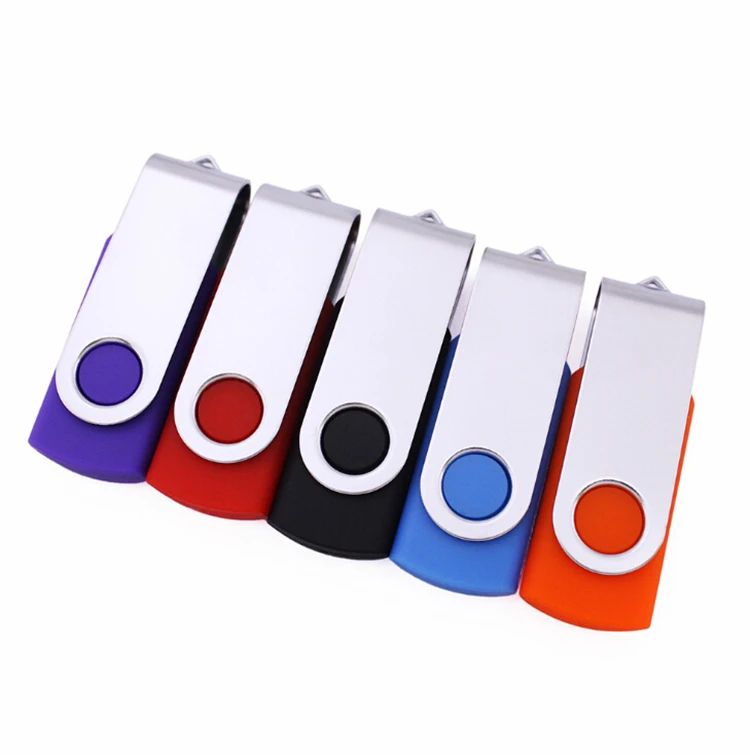 
Bulk cheap Colorful 4GB Swivel USB Memory Stick Metal Custom USB Flash Drive 