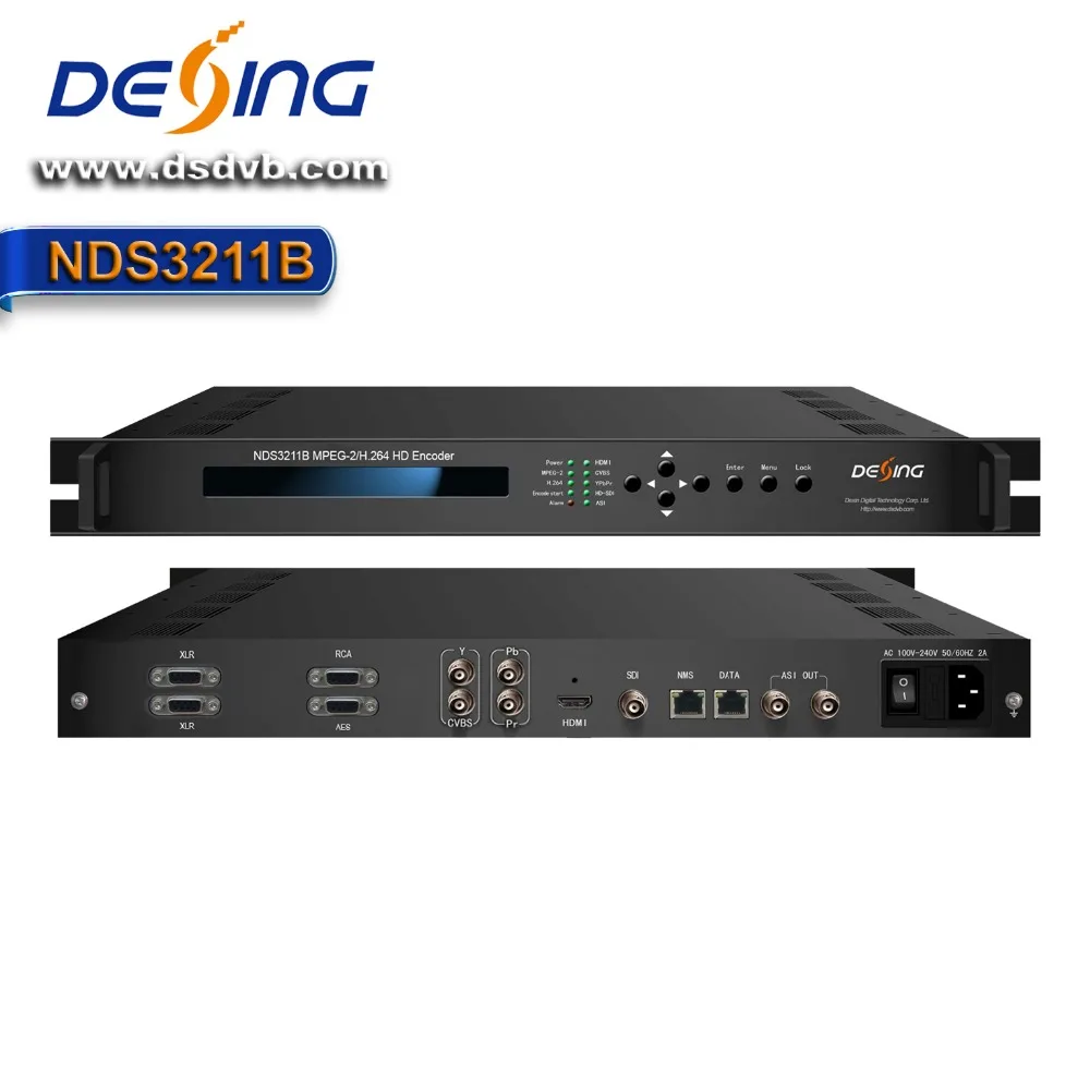 NDS3211B логотип/osd вставки MPEG-2/H.264 HD кодер