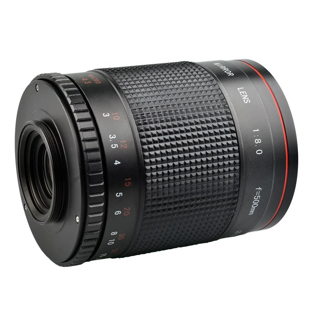 F 500 мм F/8 телефотографический объектив для камеры с зеркальными линзами D3100 D3200 D3300 D3400 D5100