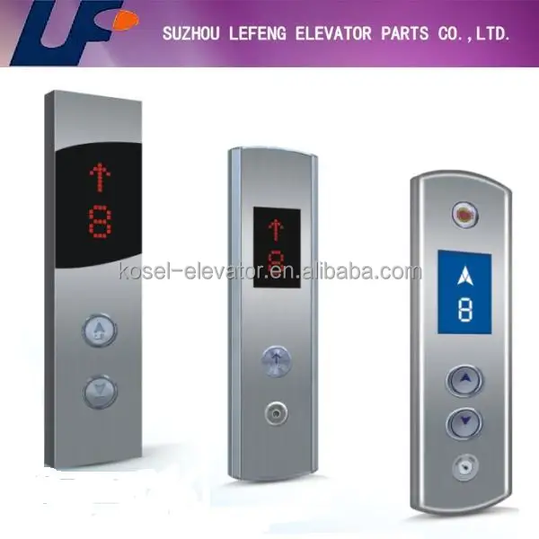 
Mitsubishi elevator st.st./golden etching lop with lcd /dot-matrix display 