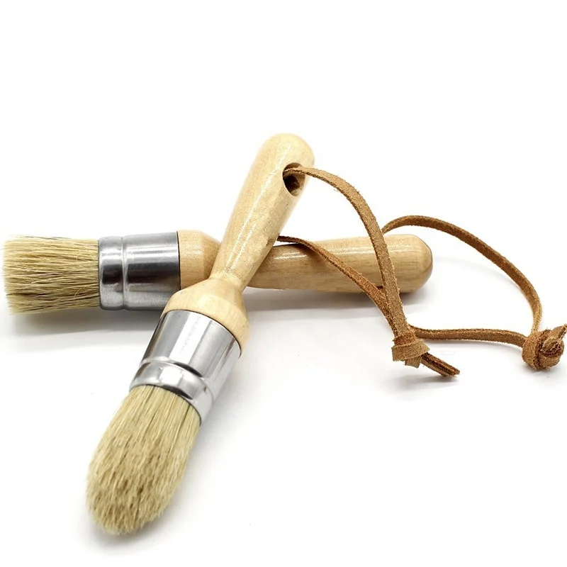 chalk paint brushes natural bristle for furniture