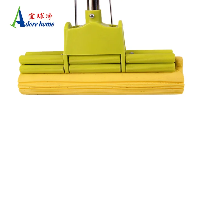 High Quality Sponge Pva Commercial Mop With Telescopic Stainless Steel Handle
