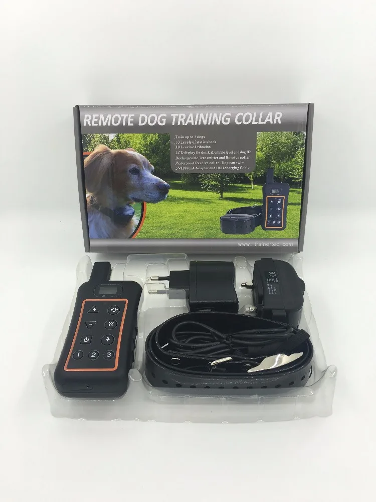 Manufacturer Whole Agility Dog Training Collar 1200M System With Rechargeable Waterproof Outdoor Hunting Shock Collar DT1200V
