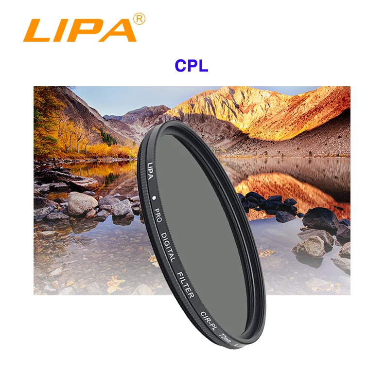 Circular effect filter set MC UV and CPL and GND filter for camera OEM/ODM