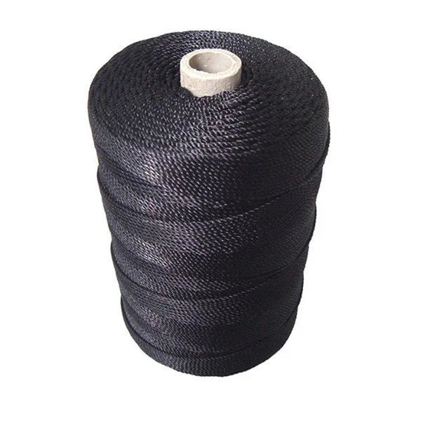 #18 3-strand twisted Black Nylon Twine