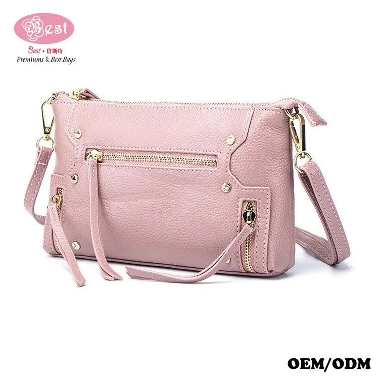 The Best Selling Designer Branded Full Grain Leather Crossbody Lady Bag European Fashion OL Handbag