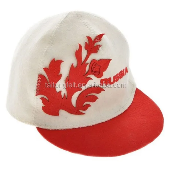 Женская шерстяная фетровая шляпа для сауны