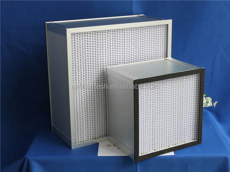 FRS-HD FRESH H13 fiberglass Aluminum frame deep pleat HEPA filter for cleaning room