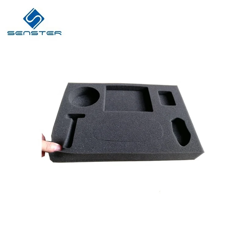 Wholesale High Density 50kg/m3 Sponge Foam Packing Insert with backed adhesive