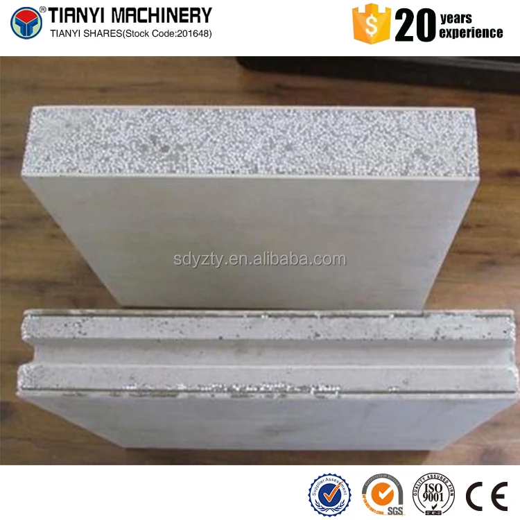 EPS sandwich partition wall panel making machine from manufacture