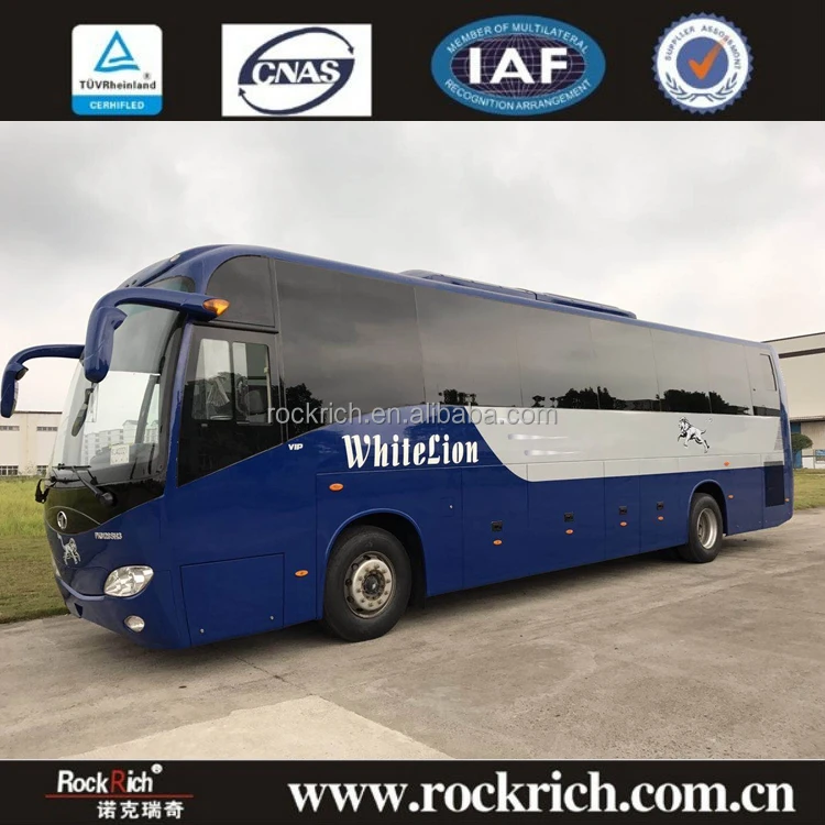 12m Long trip used bus brand new Luxury 50 seats passenger coach bus