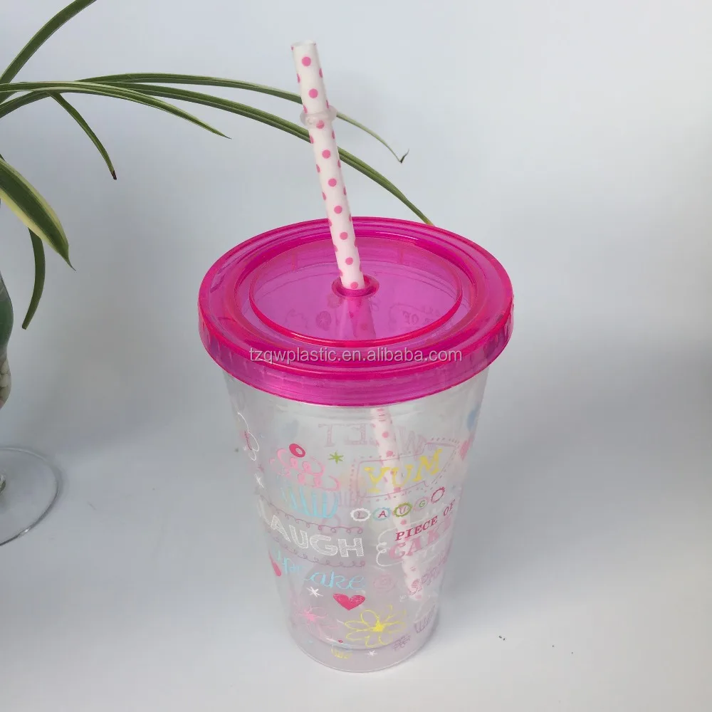 Cupture Classic Candy Insulated Tumbler Cup with Lid, Reusable Straw & Hello Name Tags - 16 oz, 12 Pack