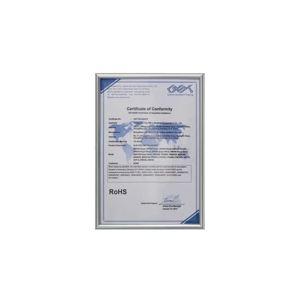 WIE Brand Wall mounted 2000 Watts 80L electric tankless water heater