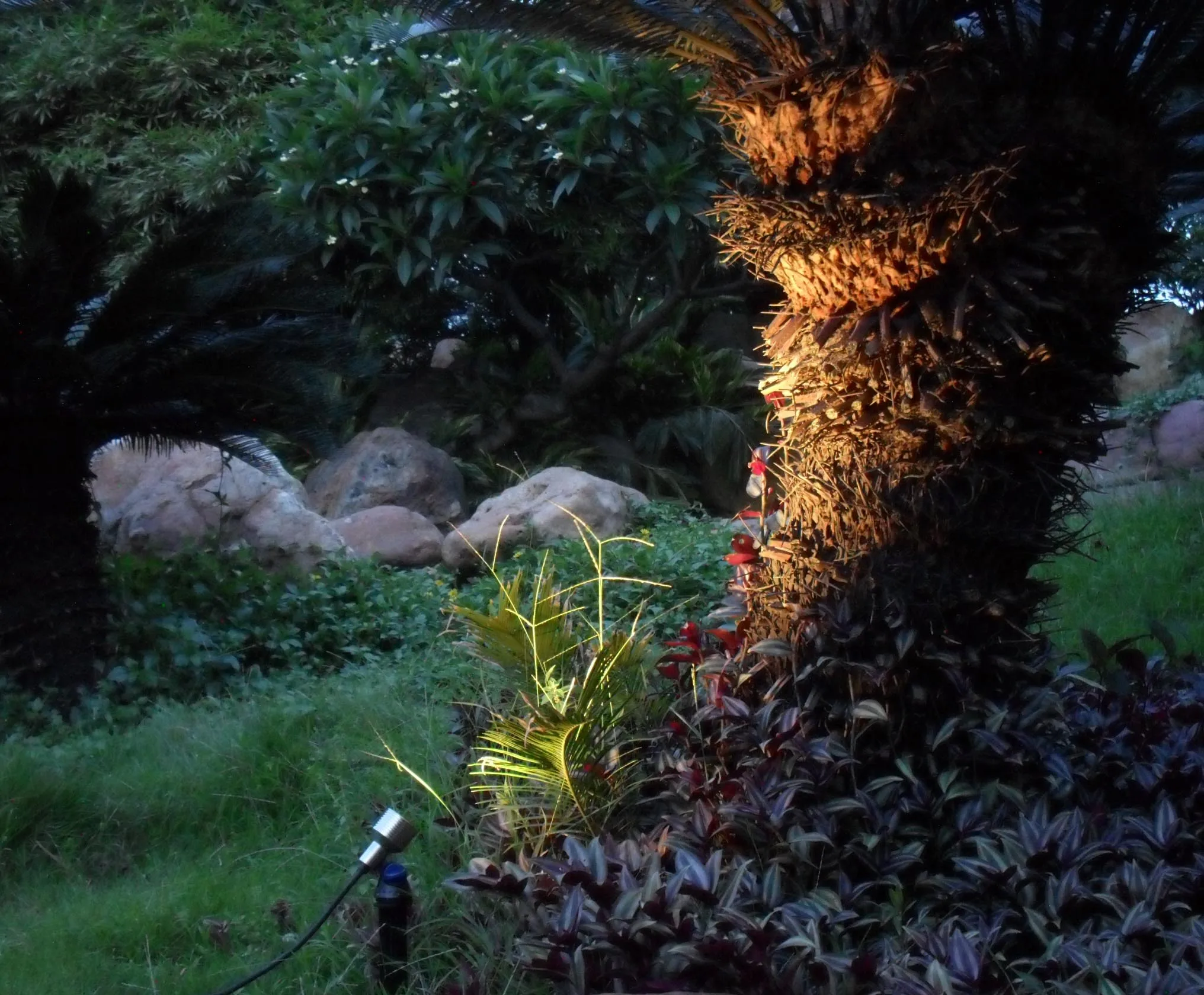 12/24 В, 4 Вт, светодиодный Ландшафтный фонарь, садовый фонарь с шипами