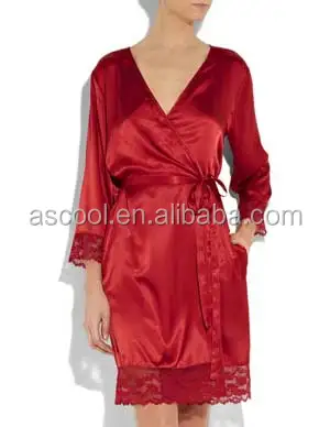 Лучшие продажи быстрый сухой 100% полиэстер с длинным рукавом чистого шелка эротическое белье