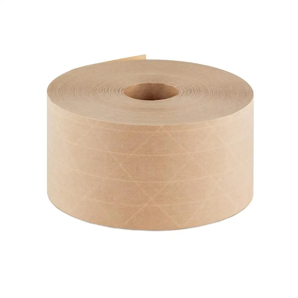High Quality Kraft Paper Gum Tape For Bag Sealing and Custom Packaging 72mm*50m