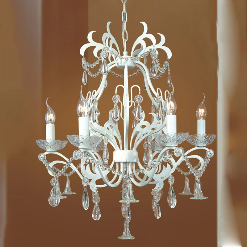 Top popular 6 lights Incandescent austrian wholesale crystal chandeliers light