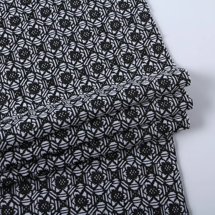 
High quality jacquard floral designer fabrics new fabric cloth material for dress 