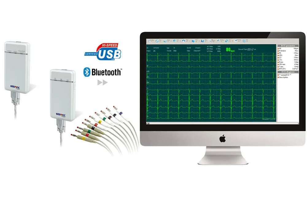 
PC based ECG Windows PC ECG mini ECG 